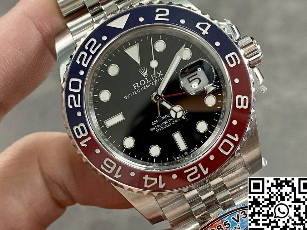 1178 Clean Breathable Dial Black Factory V GMT II M126710BLRO-0001 Master Rolex 0725
